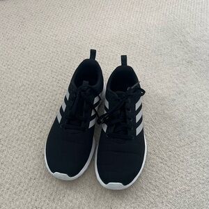 Adidas Black Sneakers with White Stripes